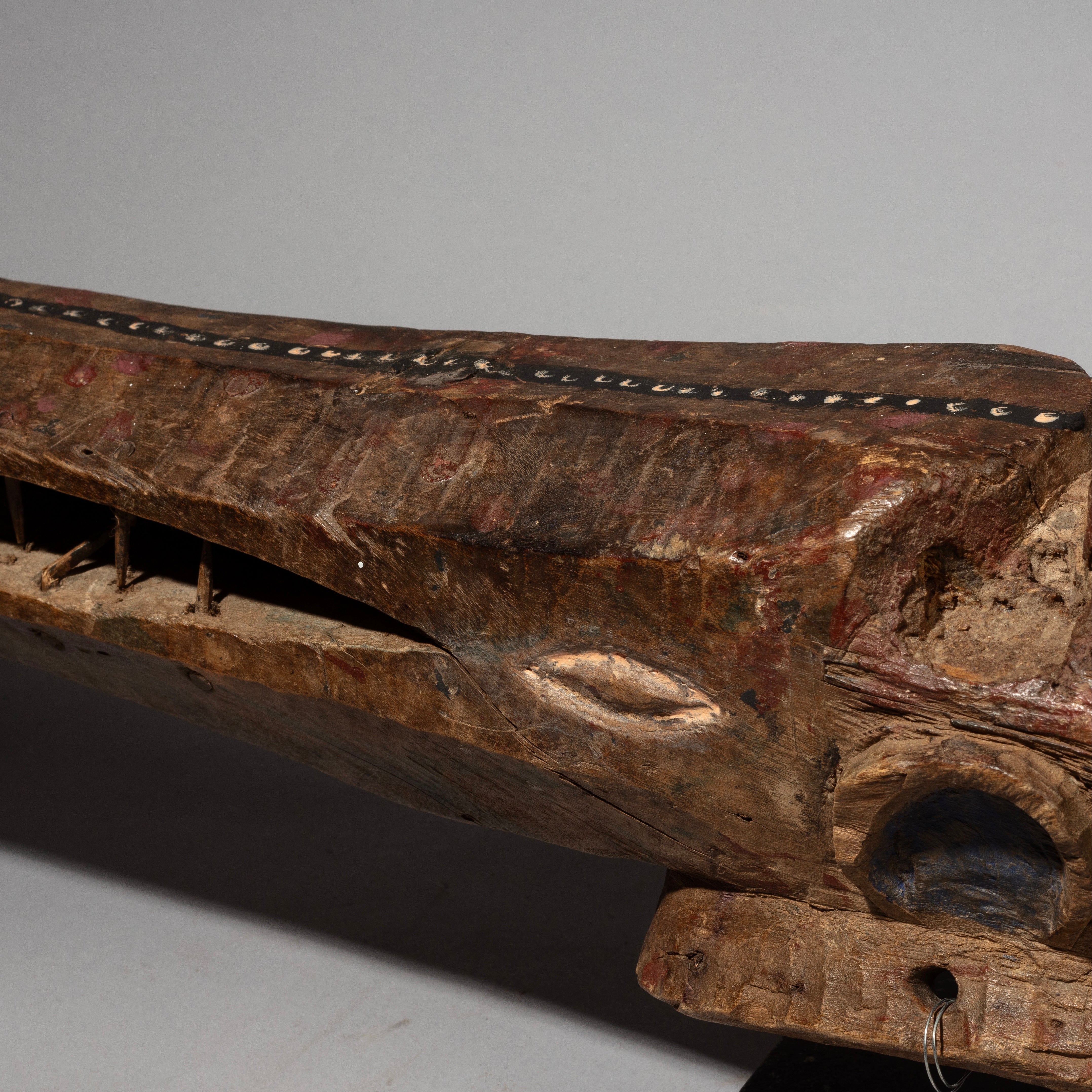 A JANUS CROCODILE MASK FROM THE CROSS RIVER REGION OF NIGERIA ( No 2150)