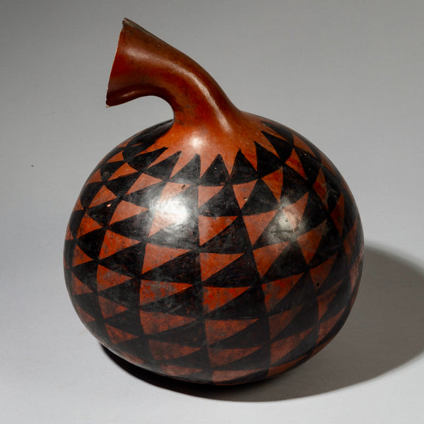 A BIG, + BEAUTIFUL GOURD VESSEL FROM TUTSI TRIBE OF RWANDA E. AFRICA(