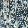 A LINEAR DESIGN NDOP PURE COTTON ANTIQUE TEXTILE, BAMILEKE TRIBE CAMEROON ( No 5071 )