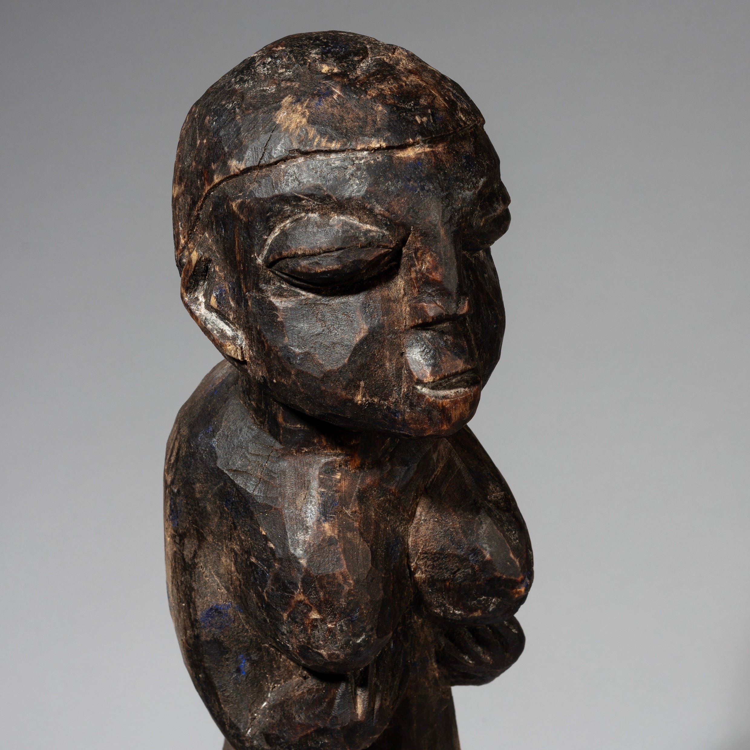 A VERY TALL  ALTAR FIGURE FROM THE FON  TRIBE OF BENIN  ( No 4061 )