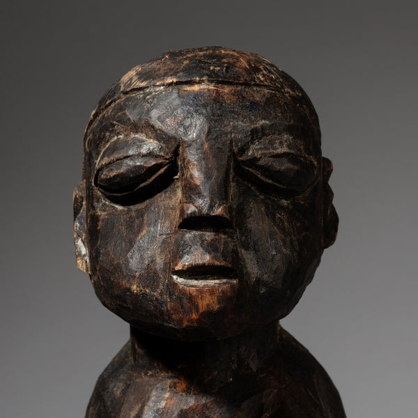 A VERY TALL  ALTAR FIGURE FROM THE FON  TRIBE OF BENIN  ( No 4061 )