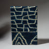 A PRETTY MOUNTED NDOP CLOTH FRAGMENT, BAMILEKE TRIBE OF NIGERIA W.AFRICA ( No 4056 )