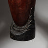 A DARK UNUSUAL VINTAGE MILK PAIL FROM ZULU TRIBE OF SOUTH AFRICA ( No 4065 )
