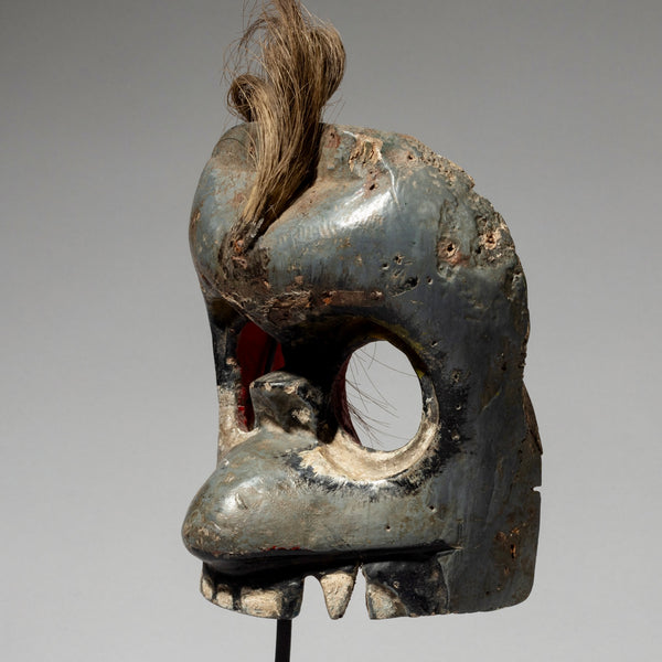 East Java Metal Masks A RARE TOPENG SKULL MASK FROM JAVA INDONESIA ( No 4068 )