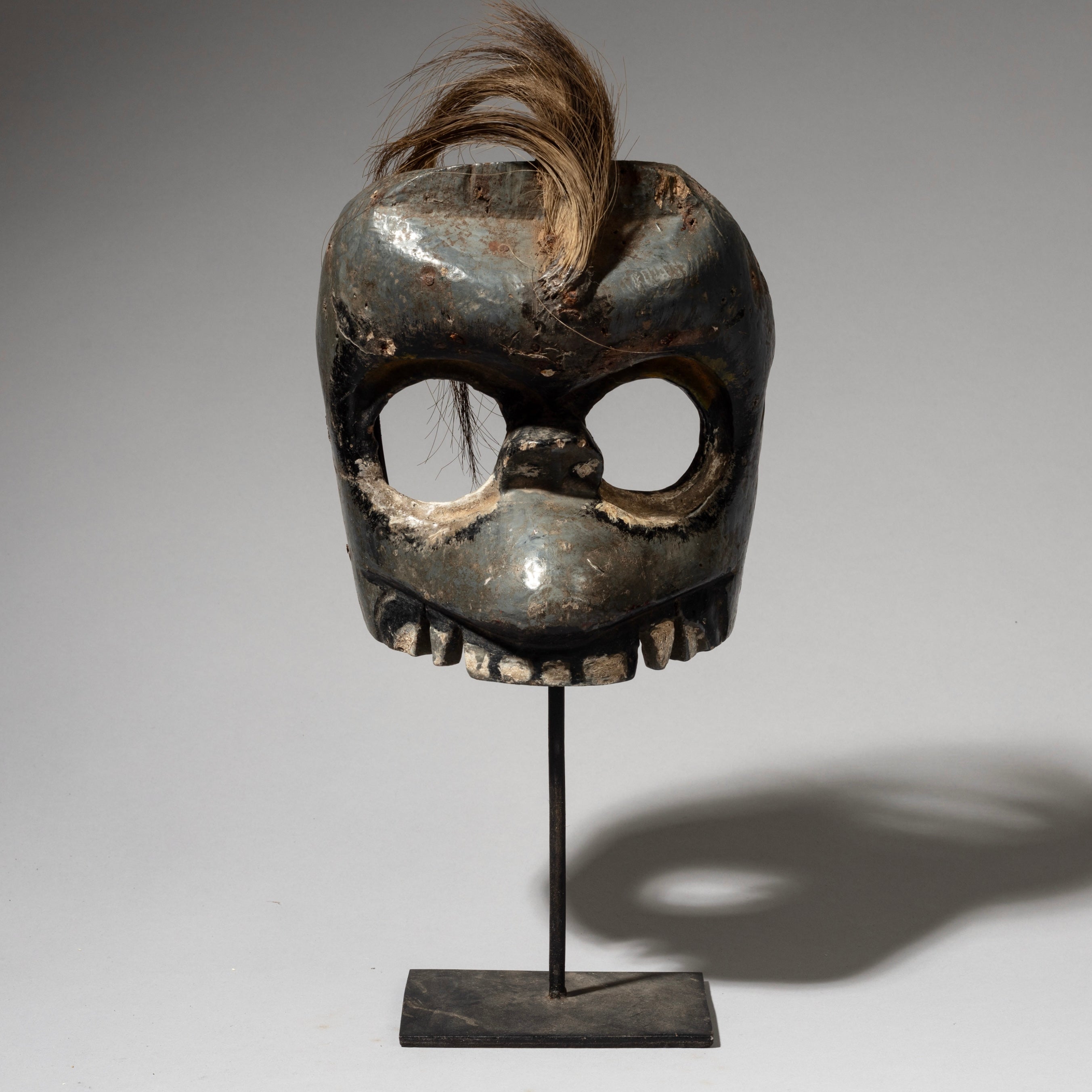 A RARE TOPENG SKULL MASK FROM JAVA INDONESIA ( No 4068 )