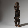A SCULPTURAL ALTAR FIGURE, SENOUFO TRIBE iVORY COAST W.AFRICA  ( No 4063 )