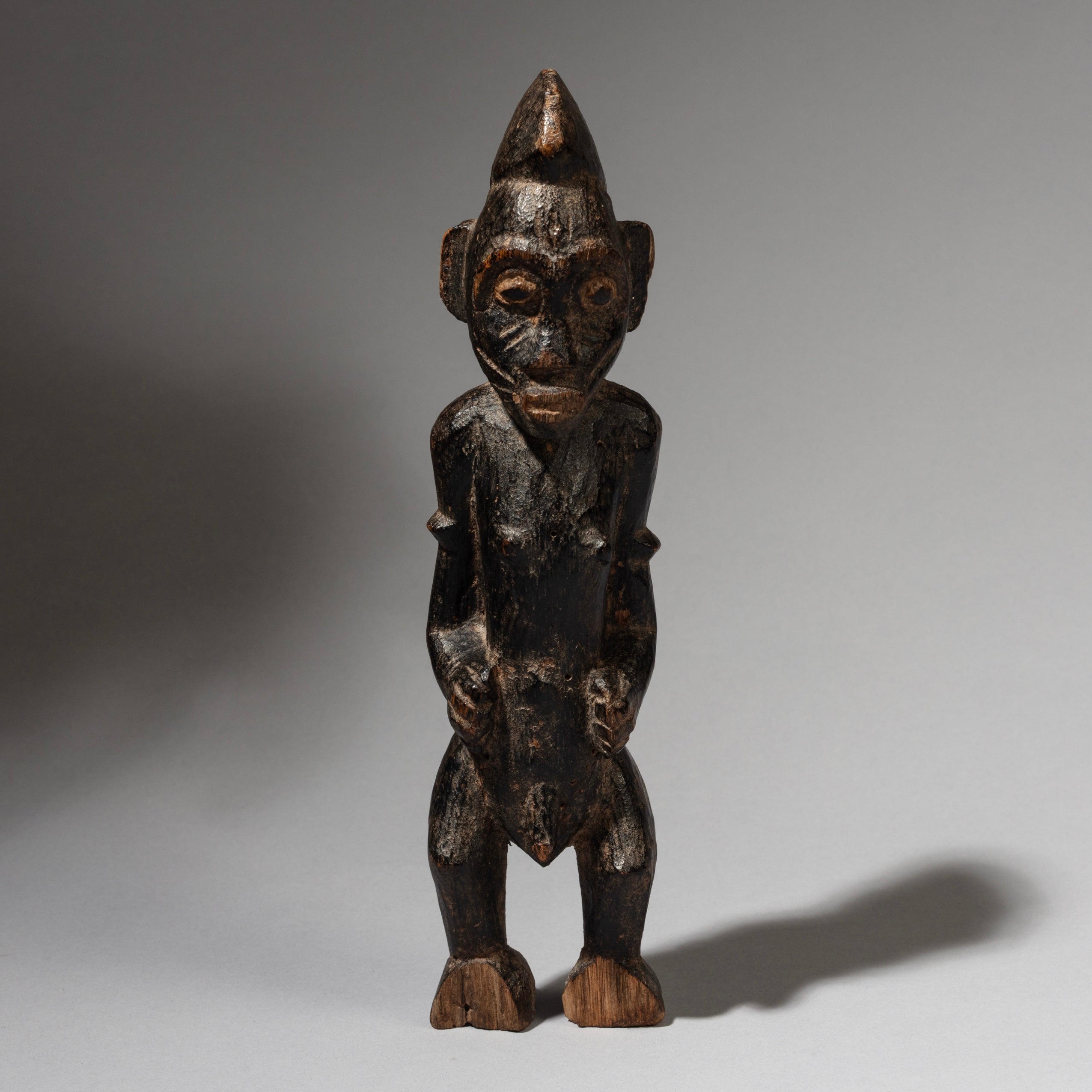 A SCULPTURAL ALTAR FIGURE, SENOUFO TRIBE iVORY COAST W.AFRICA  ( No 4063 )