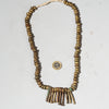 AN ANTIQUE BRASS TALISMANIC NECKLACE FROM KIRDI TRIBE OF CAMEROON ( No 2264)