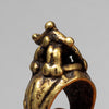 A MASSIVE BRASS RING, BAMILEKE TRIBE CAMEROON ( No 2265)