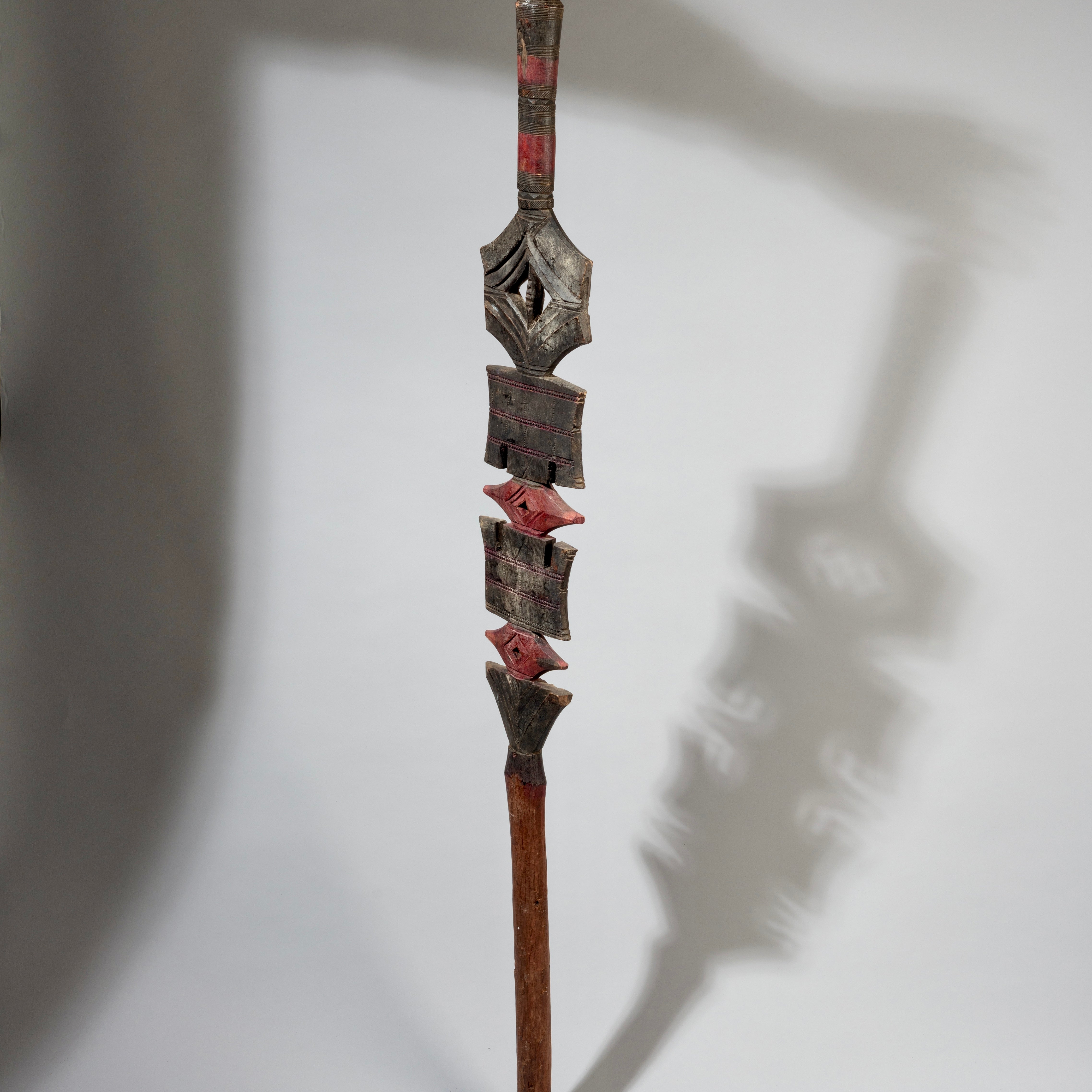A GEOMETRICTUAREG  TENT POLE FROM THE SAHARA (No 4111)