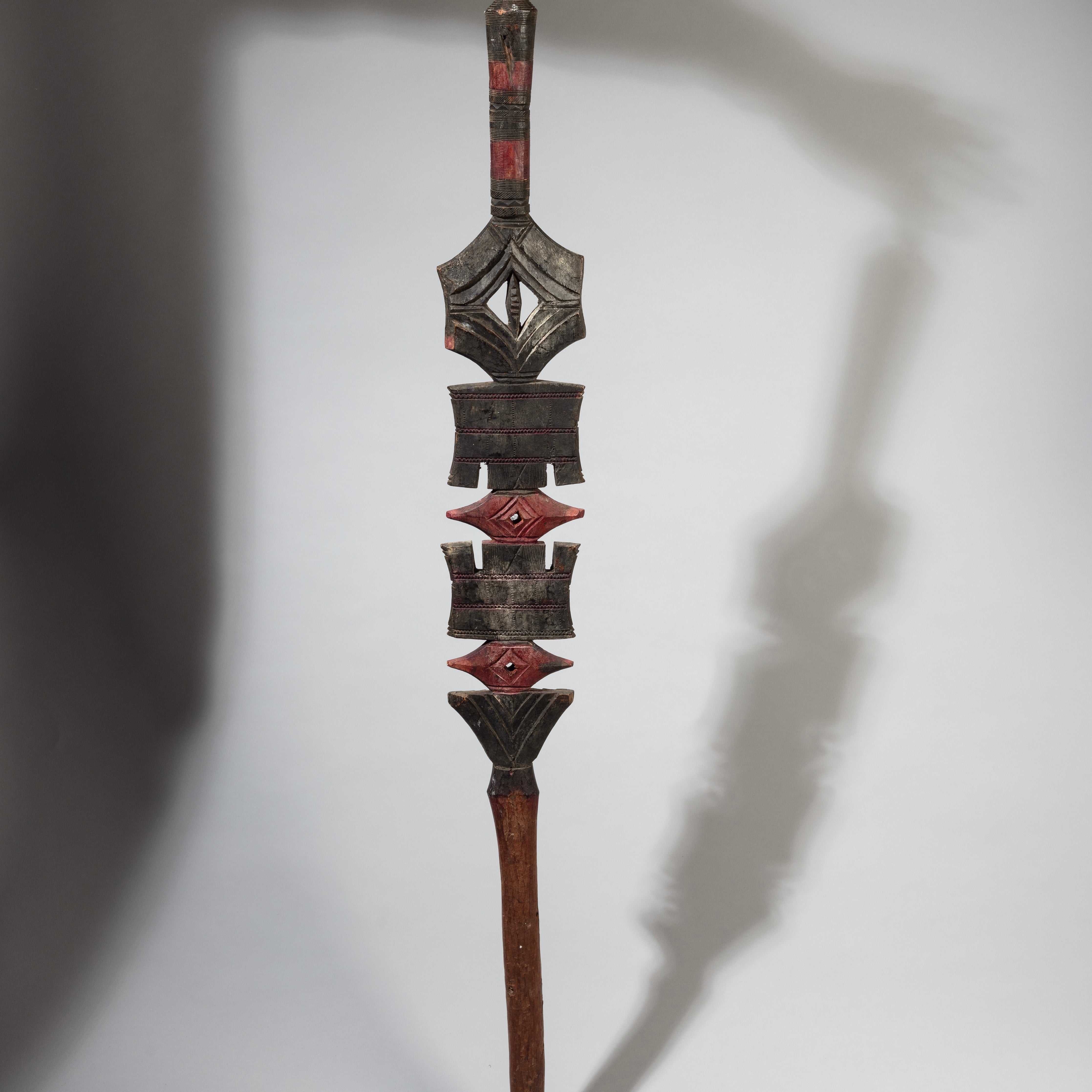A GEOMETRICTUAREG  TENT POLE FROM THE SAHARA (No 4111)