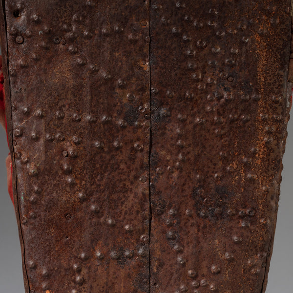 A METAL SHEET PUPPET MASK FROM BOZO TRIBE, MALI ( No 4098 )