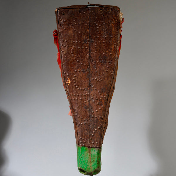 A METAL SHEET PUPPET MASK FROM BOZO TRIBE, MALI ( No 4098 )