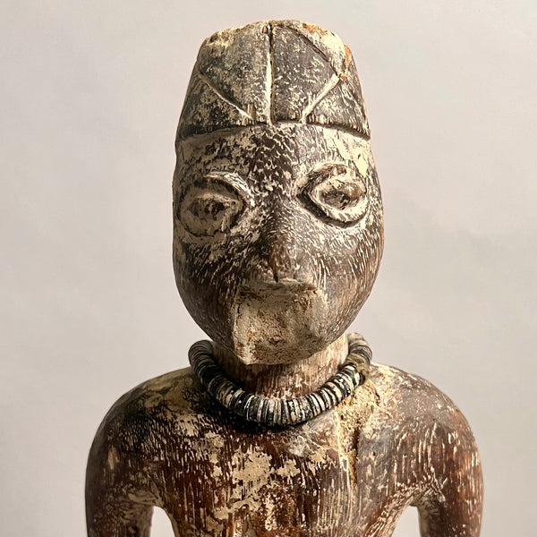 A DEEPLY WORN ALTAR FIGURE FROM GHANA ( No 2453)