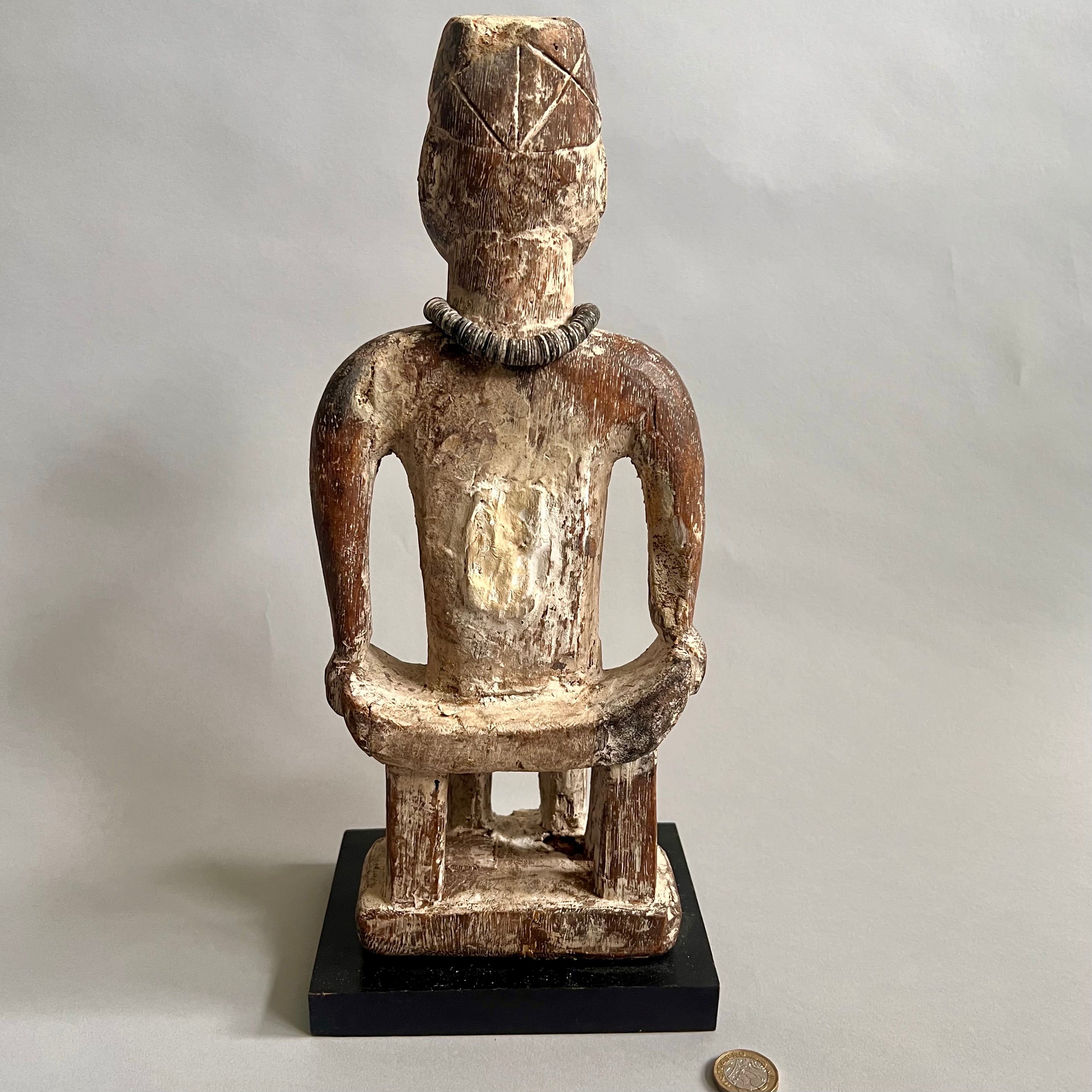 A DEEPLY WORN ALTAR FIGURE FROM GHANA ( No 2453)