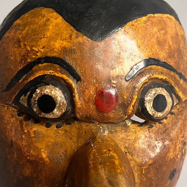 A CHARMING PINNOCHIO LIKE TOPENG MASK FROM JAVA INDONESIA ( No 2551)