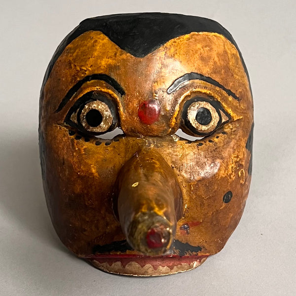 A CHARMING PINNOCHIO LIKE TOPENG MASK FROM JAVA INDONESIA ( No 2551)