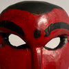 A STUNNING RED MASQUERADE MASK FROM JAVA ( No 2450 )