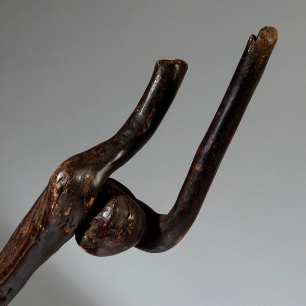 AN ORGANICALLY SHAPED FIGURAL STAFF FROM TANZANIA EAST.AFRICA ( No 4076)