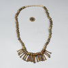 AN ANTIQUE BRASS TALISMANIC NECKLACE FROM KIRDI TRIBE OF CAMEROON( No 2364)