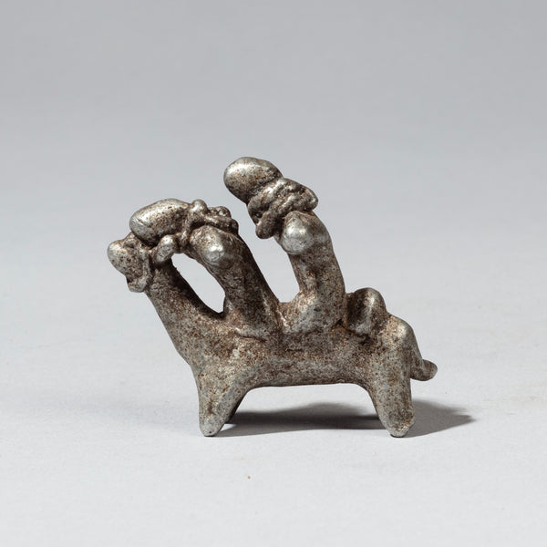 A DOUBLE RIDER ON A HORSE PROTECTIVE CHARM FROM CAMEROON /CHAD ( No 2353)