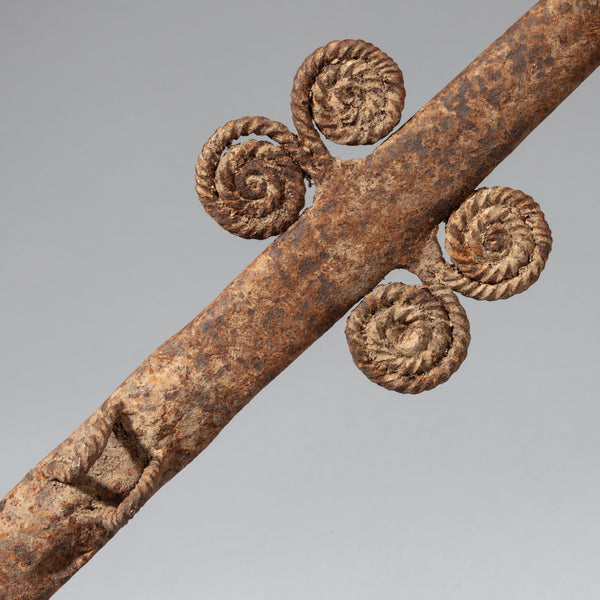 AN IRON SHEATH CURRENCY FROM KIRDI TRIBE OF CAMEROON, WEST AFRICA( No 2323)