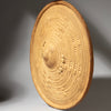 A NEATLY EMBOSSED +PAINTED LEATHER SHIELD, FROM SOMALIA, EAST AFRICA( No 4131 )