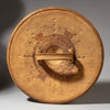 A NEATLY EMBOSSED +PAINTED LEATHER SHIELD, FROM SOMALIA, EAST AFRICA( No 4131 )