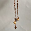 A DOGON ELDERS IRON + ANTIQUE BEAD NECKLACE FROM( No 2562)