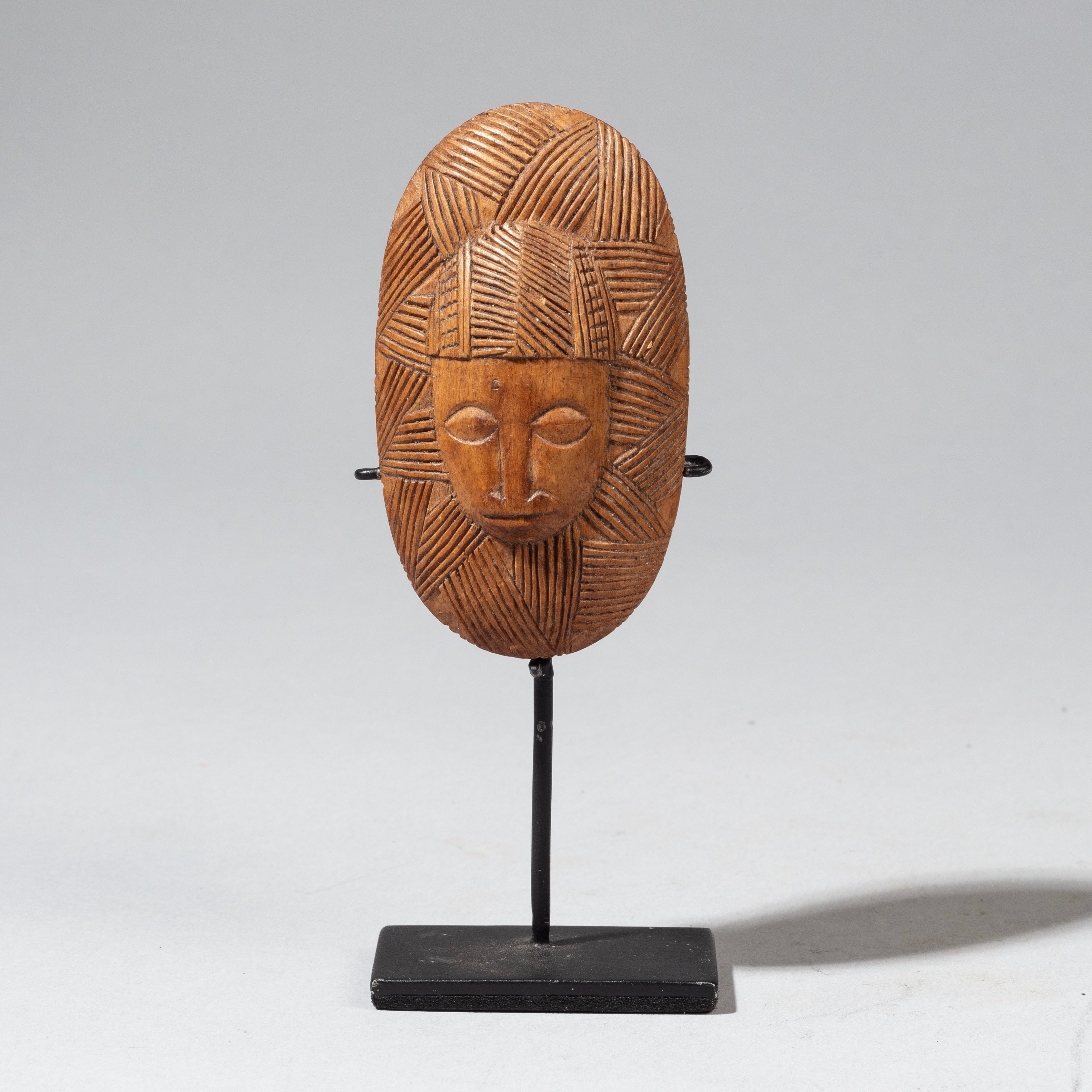 A CHIEFS FACE EX GOLD LEAF, BAULE TRIBE IVORY COAST ( No 2368)