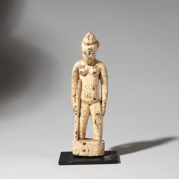 A PAINTED CHARM FIGURE, SENOUFO TRIBE iVORY COAST W.AFRICA  ( No 4112)