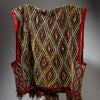 A DIAMOND PATTERNED BEADED TOP WITH FROM THE BAMILEKE TRIBE OF CAMEROON( No 2340)