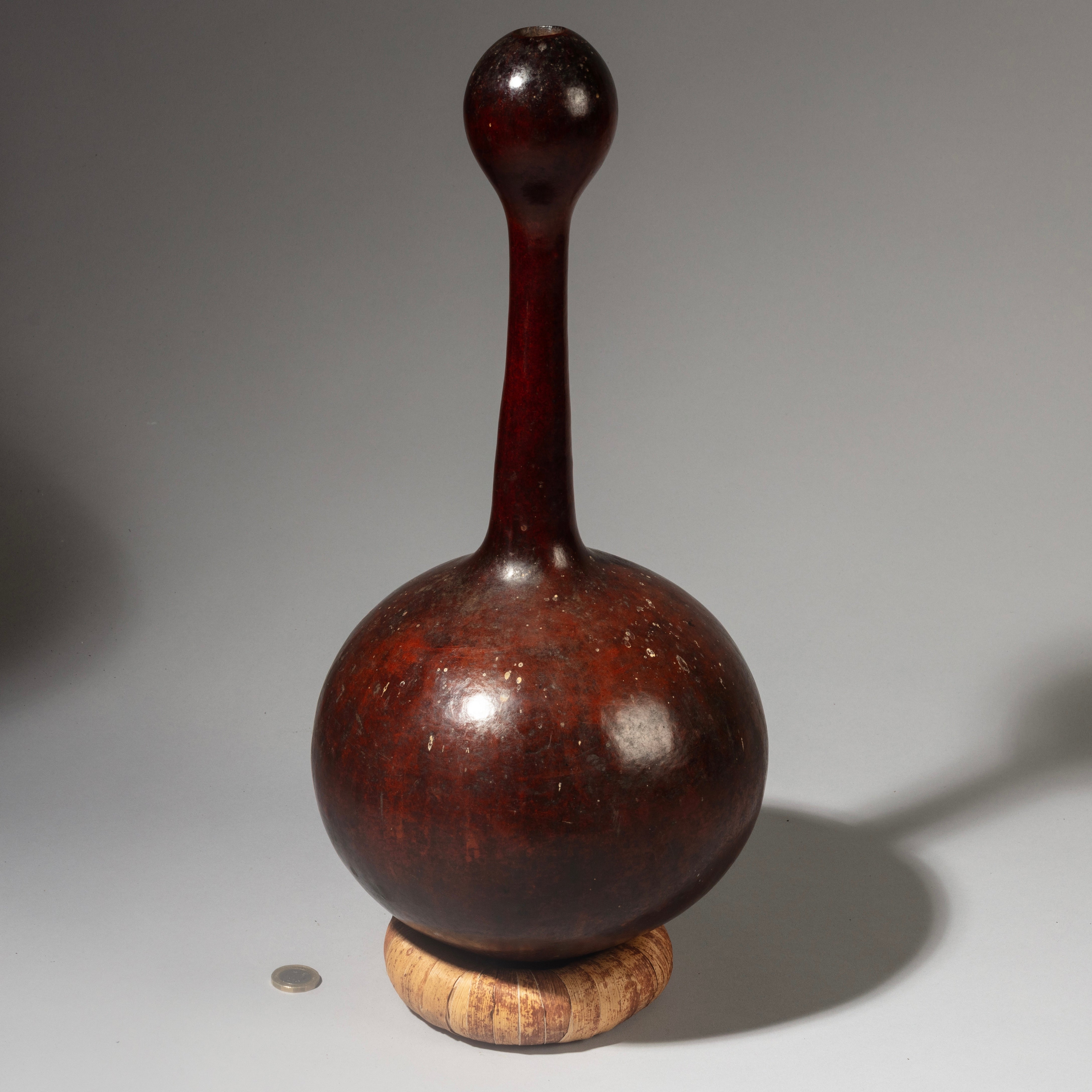A SUBLIME GLOSSY GOURD FROM CAMEROON ( No 4212 )