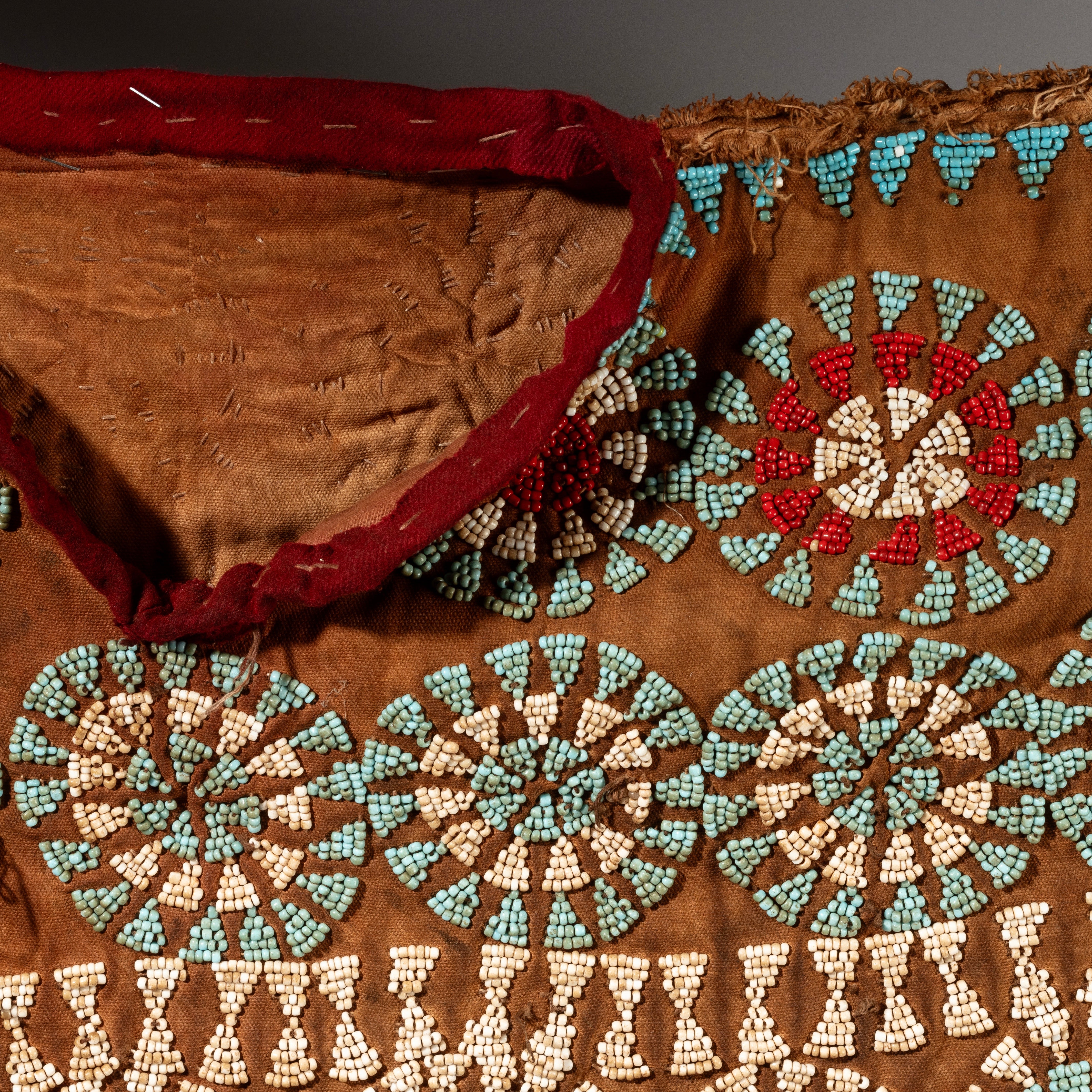 A COSMOLOGICAL BEADED SHIRT FROM THE BAMILEKE TRIBE CAMEROON( No 2339)