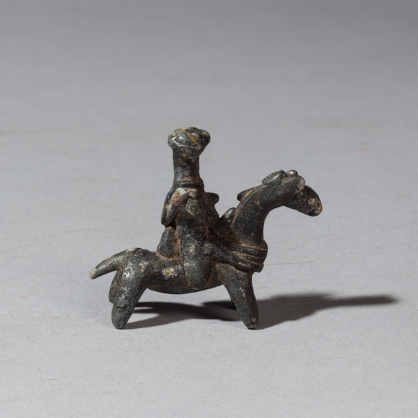 A KOTOKO HORSE + RIDER CARRYING A SHIELD, CAMEROON /CHAD ( No 2312)