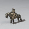 A HORSE AND RIDER CHARM FROM KOTOKO TRIBE CAMEROON CHAD ( No 2330)