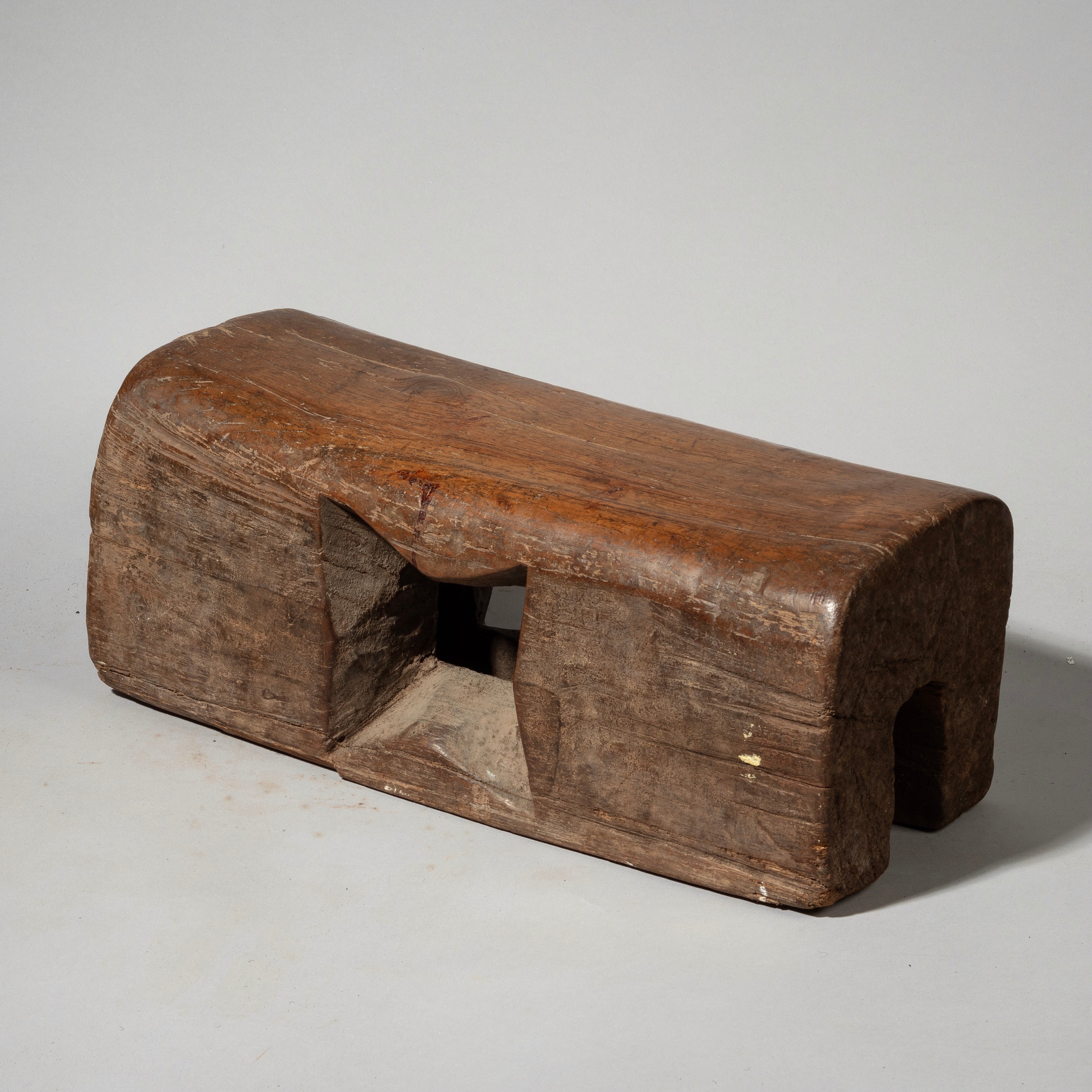 A LOW STOOL FROM THE BAMILEKE TRIBE OF CAMEROON ( No 2385)