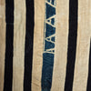 A GRAPHIC NDOP COTTON TEXTILE WRAP  FROM CAMEROUN BAMILEKE TRIBE ( No 2438)