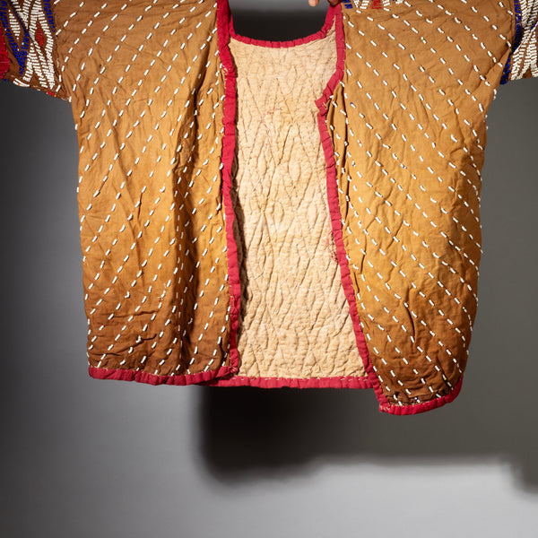 A JAZZY BEADED COSTUME BAMILEKE TRIBE, CAMEROON ( No 2431)