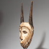 A STYLISH ANTELOPE HORN LEGA TRIBE MASK ( No 2435)