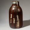 A LARGE 40CM TUTSI TRIBE METAL REPAIRED HONEY POT ( No 4192