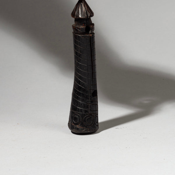 AN ENGRAVED, PHALLIC SHAPED DOLL FROM CAMEROON ( No 2401)