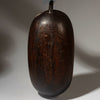 GRAPHIC MEDIUM SIZED WOODEN BOWL, TUTSI TRIBE RWANDA ( No 4182 )