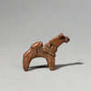 A SCULPTURAL KOTOKO BRASS COLOURED HORSE TALISMAN  ( No 2406)