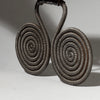 A FINE TWISTED SPIRAL IRON CURRENCY FROM KIRDI TRIBE OF CAMEROON, WEST AFRICA( No 2377)