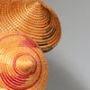 A CLUSTER OF WOVEN LIDS, TUTSI TRIBE RWANDA ( No 2409)