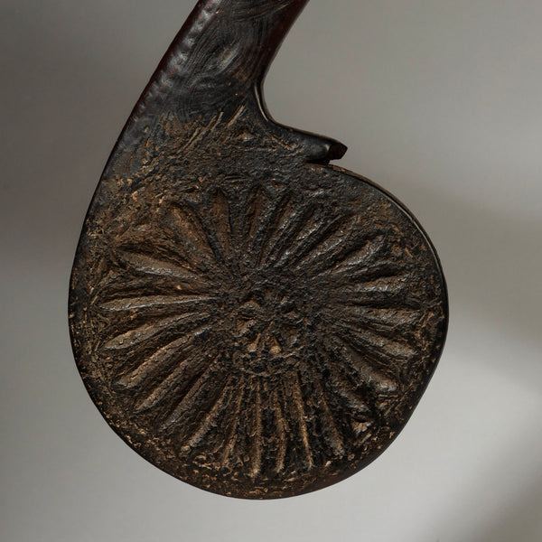 A DEEPLY PATINATED OLD NEPALESE LADLE ( No 2414)