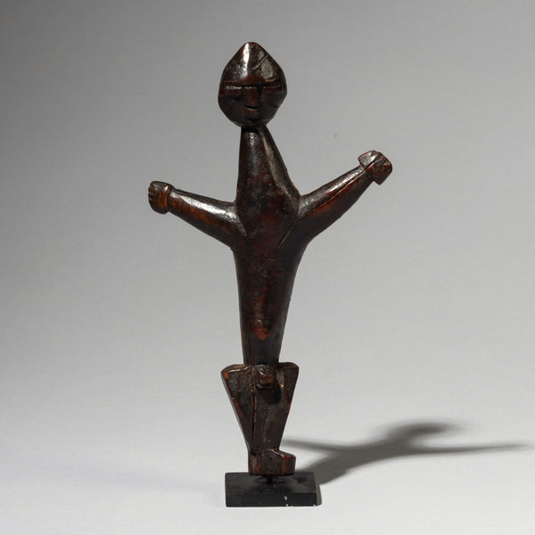 A GEOMETRIC LOBI THIL FIGURE FROM THE IVORY COAST W.AFRICA ex uk COLL ( No 2392)