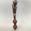 A RARE BAULE TRIBE PRESTIGE STAFF FROM IVORY  COAST ( No 2445)