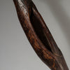 A SIMPLE LONG WOODEN SHIELD WITH PIGMENT DECORATION, DINKA TRIBE OF EAST AFRICA ( No 4234 )